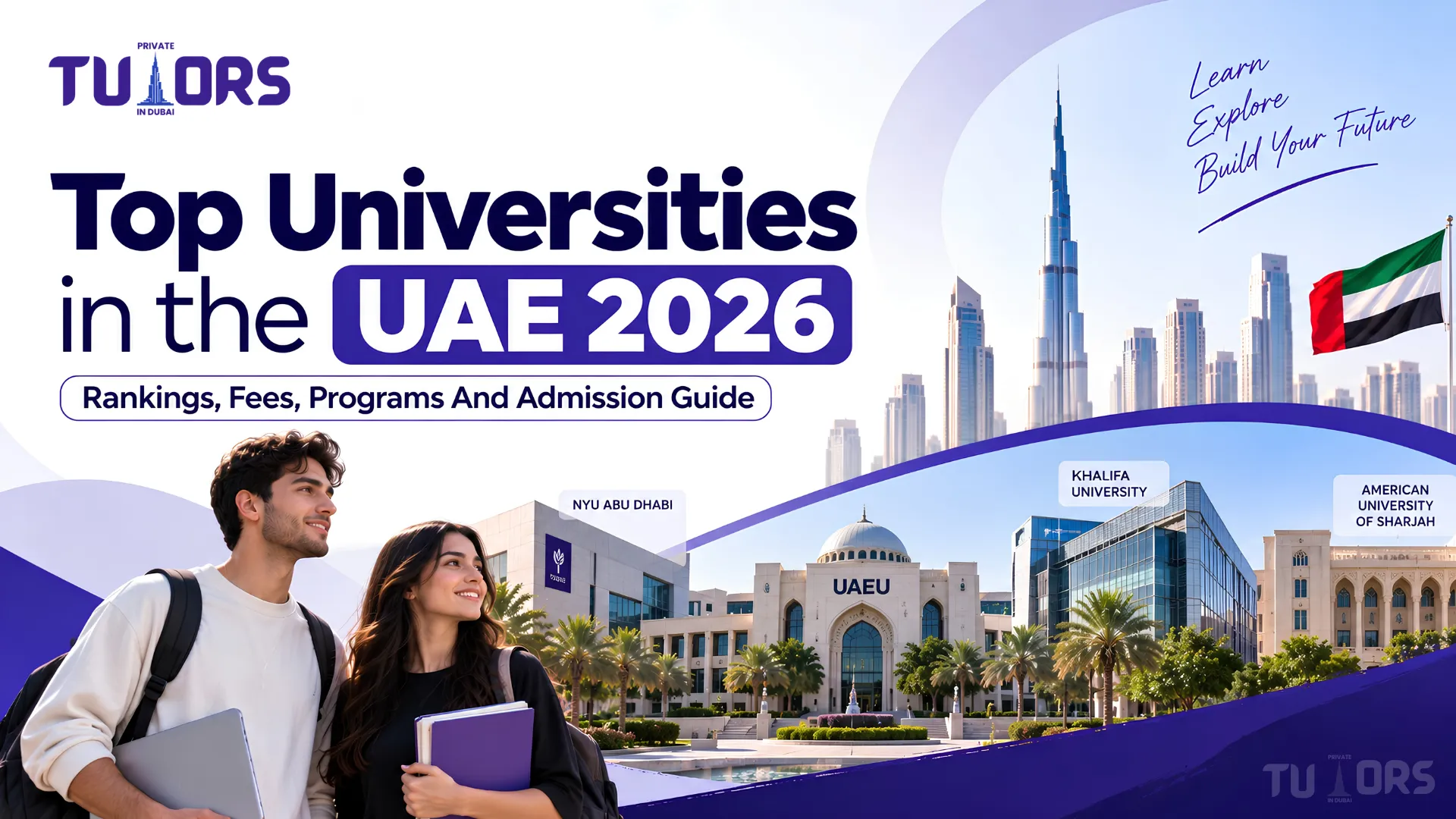 Graduate holding a diploma outside a university campus in the UAE