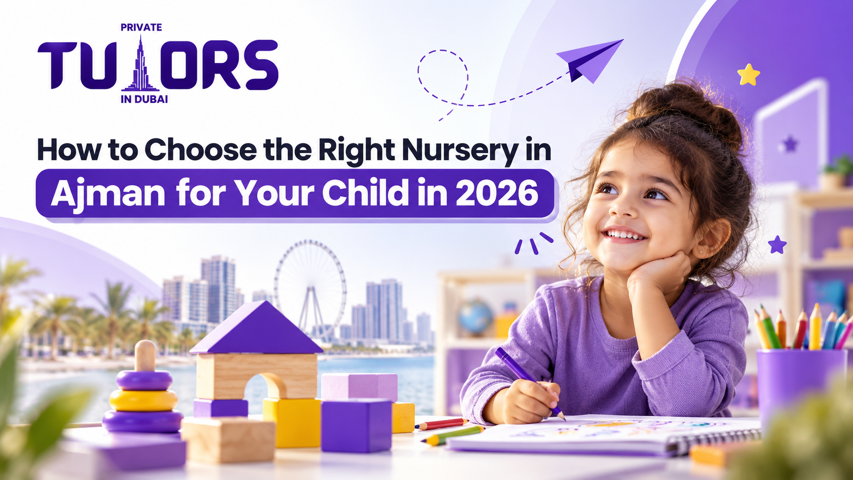 Parent choosing a nursery in Ajman for their child