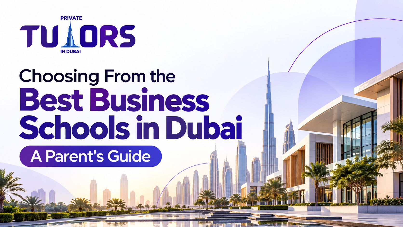 Parents and student comparing business school options in Dubai